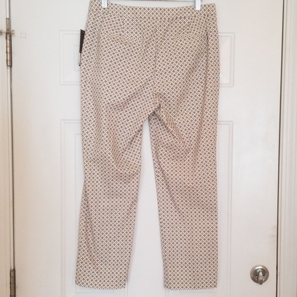 Dana Buchman Geometric Pants - Picture 2 of 4